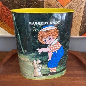 Raggedy Ann/Andy wastebasket
